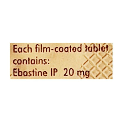 Ebast 20mg Tablet 10'S - Global Surgicals