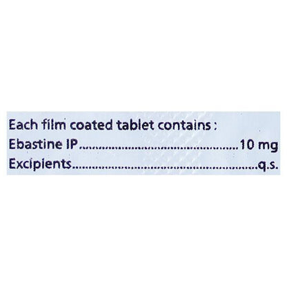 EBAZIDE 10mg Tablet 10's - Global Surgicals