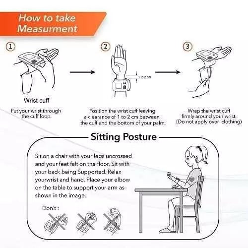 Omron Fully Automatic Wrist Digital BP machine