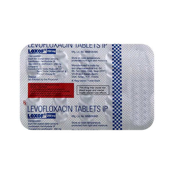 Loxof 250mg Tablet 10'S