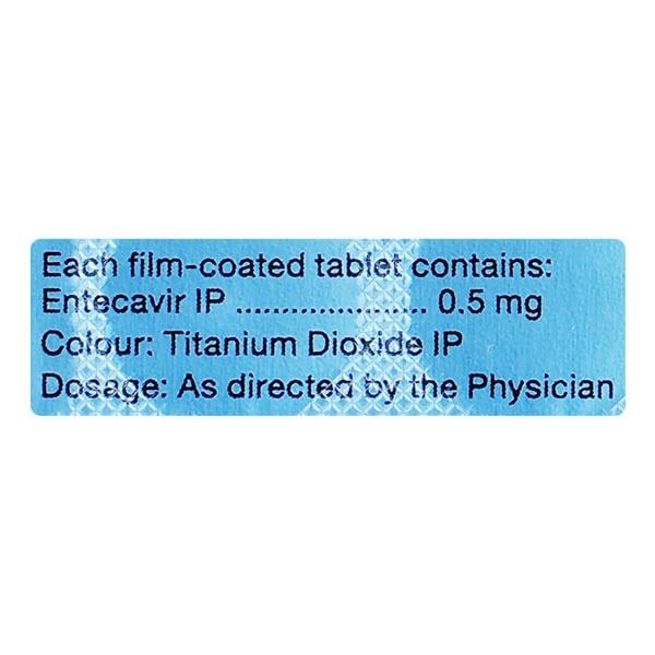 Entavir 0.5mg Tablet 10'S