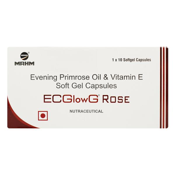 ECGLOW G ROSE Softgel Capsule 10's - Global Surgicals
