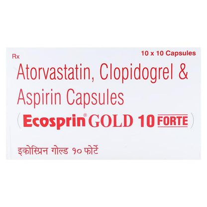 Ecosprin Gold Forte 10mg Capsule 10'S - Global Surgicals