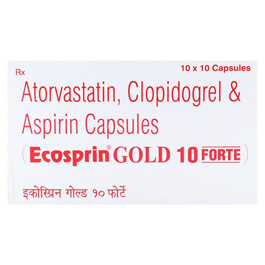 Ecosprin Gold Forte 10mg Capsule 10'S - Global Surgicals