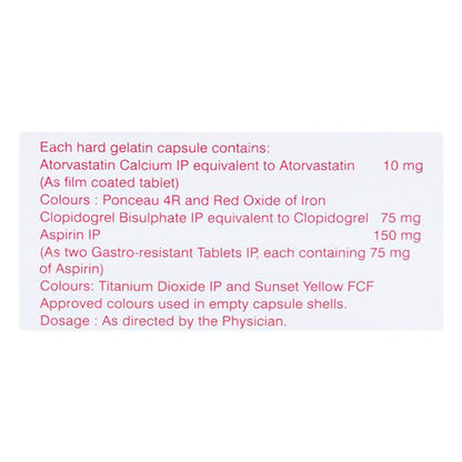 Ecosprin Gold Forte 10mg Capsule 10'S - Global Surgicals
