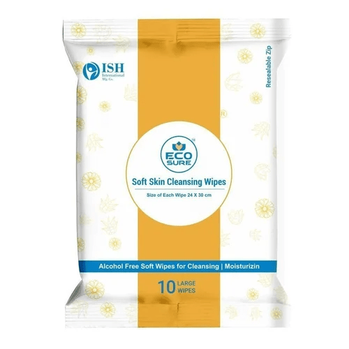 EcoSure Adult Wipes ZIP Lock - Global Surgicals
