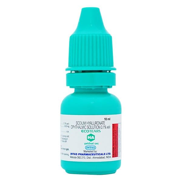 ECOTEARS HA Ophthalmic Solution 10ml - Global Surgicals