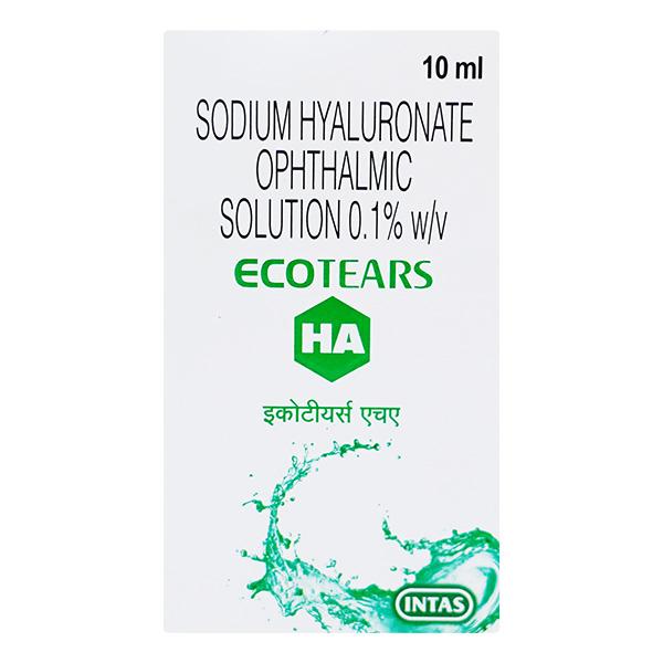 ECOTEARS HA Ophthalmic Solution 10ml - Global Surgicals