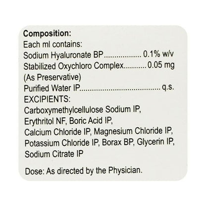 ECOTEARS HA Ophthalmic Solution 5ml - Global Surgicals