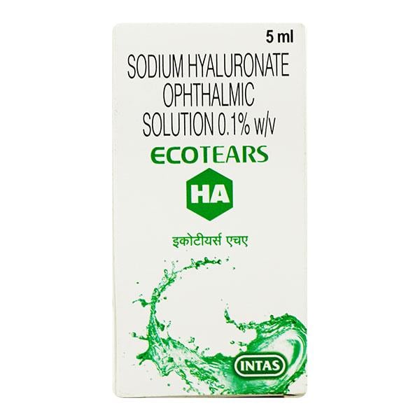 ECOTEARS HA Ophthalmic Solution 5ml - Global Surgicals