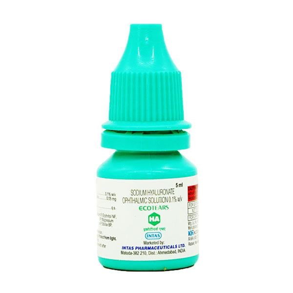 ECOTEARS HA Ophthalmic Solution 5ml - Global Surgicals