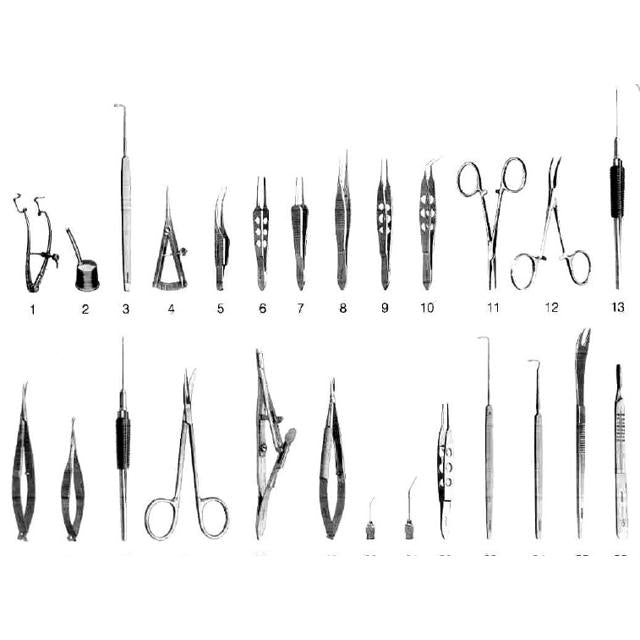 ECP Microsurgery Retina Instrument Set - Global Surgicals