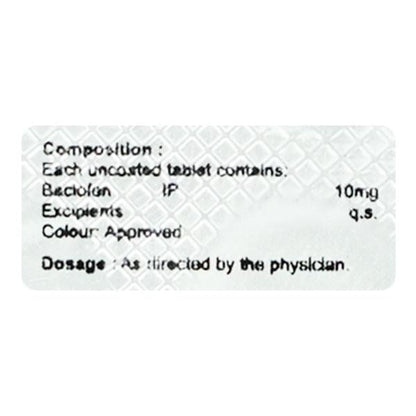 BACLOTAB 10 Tablet 15's