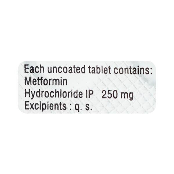 Glycomet 250mg Tablet 10'S