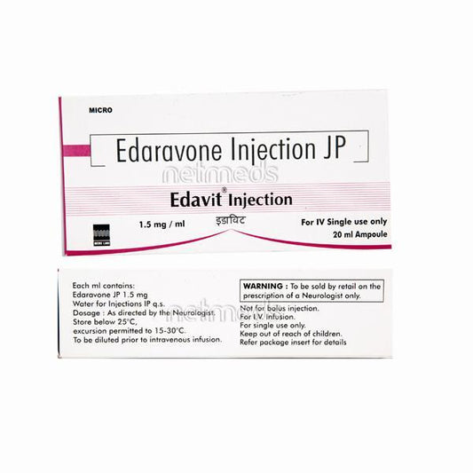 Edavit 1.5mg Injection 20ml - Global Surgicals