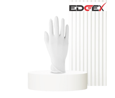 Edgex Latex Powderfree Examination Gloves - Global Surgicals