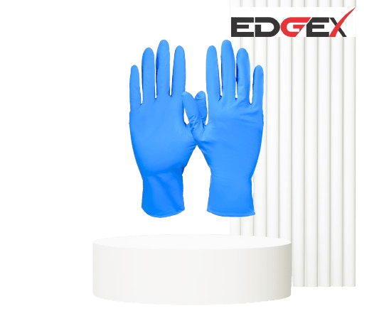Edgex Nitrile Non - Sterile Powder - Free Examination Gloves - Global Surgicals