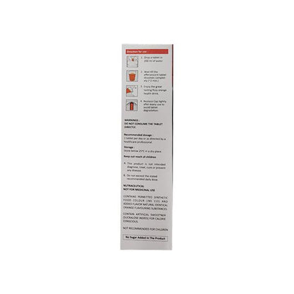 EFVC SUGAR FREE ORANGE FLAVOUR 1000 Effervescent Tablet 20's - Global Surgicals