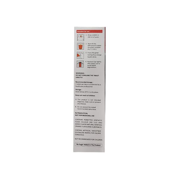 EFVC SUGAR FREE ORANGE FLAVOUR 1000 Effervescent Tablet 20's - Global Surgicals