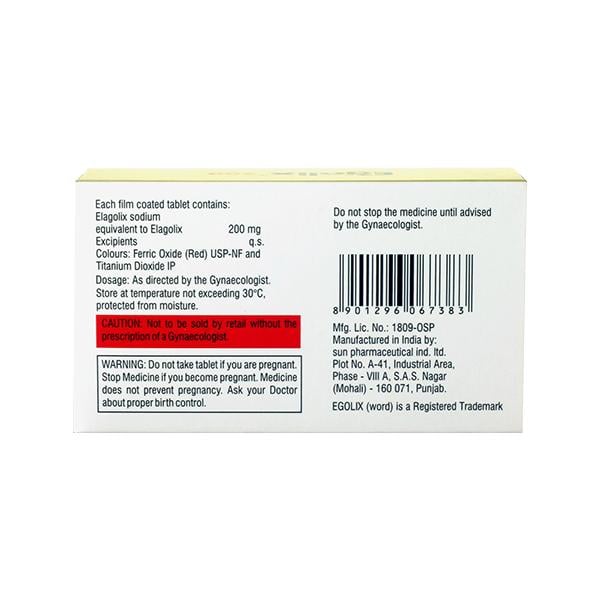 EGOLIX 200 Tablet 10's - Global Surgicals
