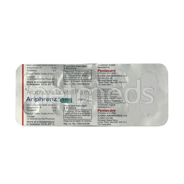 Ariphrenz 5mg Tablet 10'S