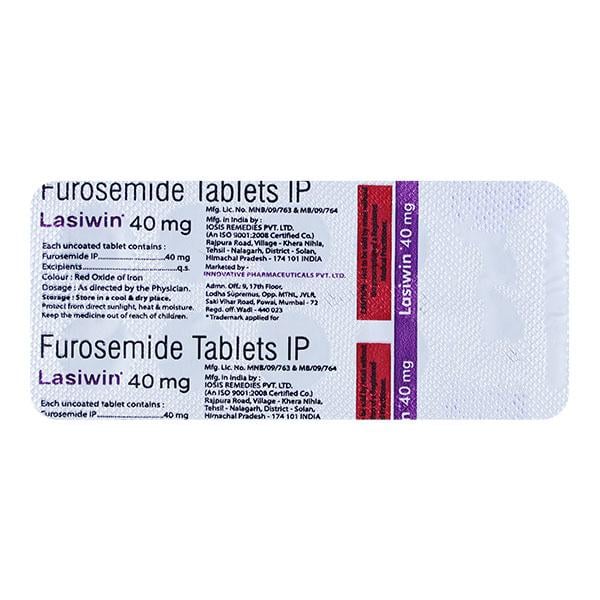 LASIWIN 40mg Tablet 10's