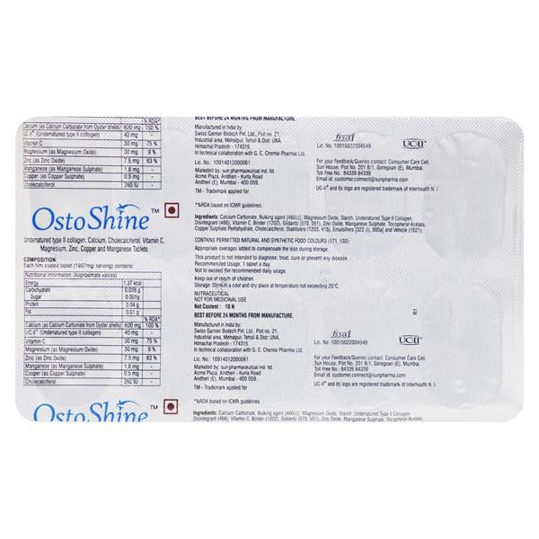 Ostoshine Tablet 10'S