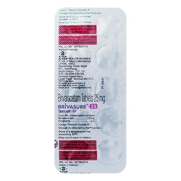BRIVASURE 25 Tablet 10's