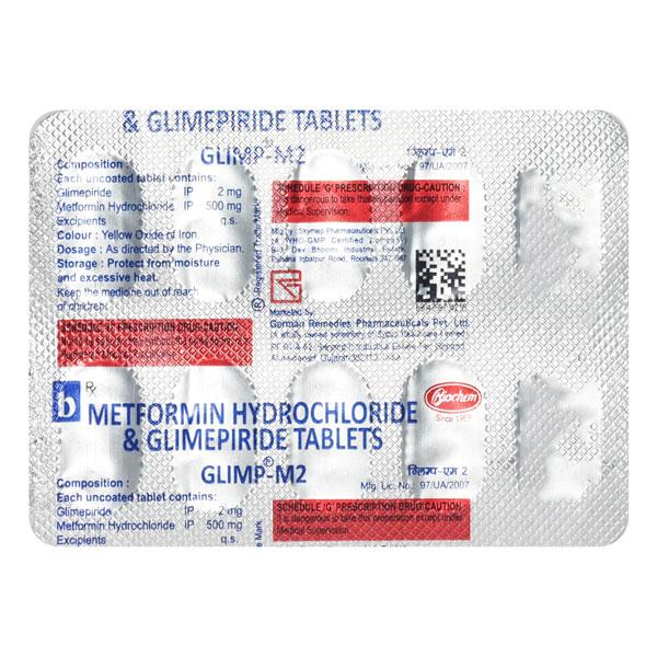 Glimp M 2mg Tablet 10'S