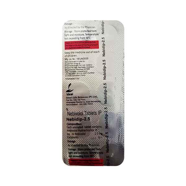 NEBIDIP 2.5mg Tablet 10's