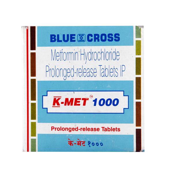 K Met 1000mg Tablet 15'S