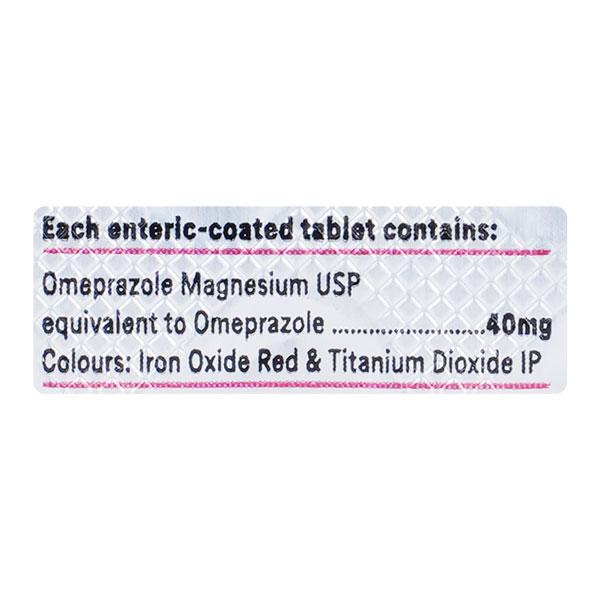 Omez 40mg Tablet 10'S