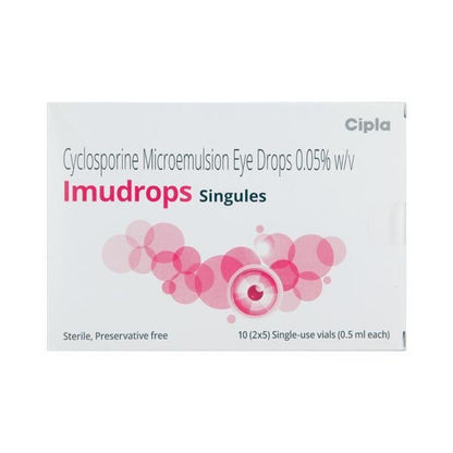 Imudrops Singules Eye Drop 5X0.5ml