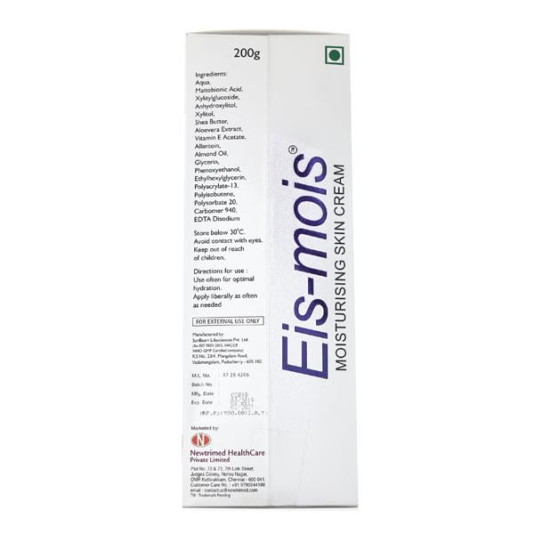 EIS MOIS MOISTURISING SKIN Cream 200gm - Global Surgicals