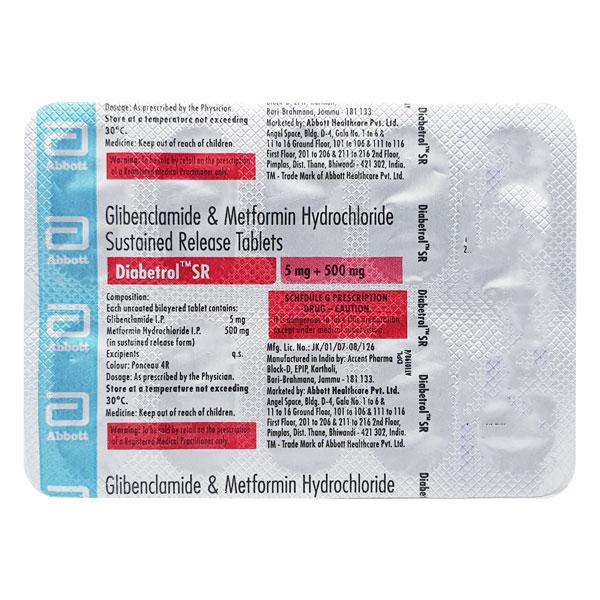 Diabetrol SR Tablet 10'S