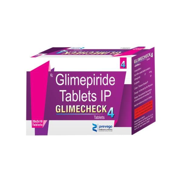 GLIMECHECK 4 Tablet 10's