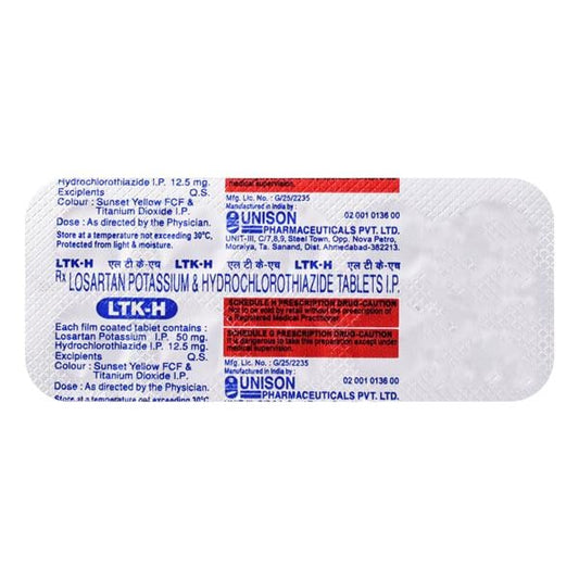 LTK H 50/12.5mg Tablet 10'S