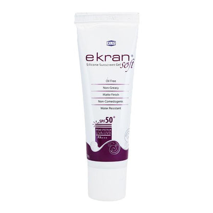 Ekran Soft SPF 50+ UVA-UVB PA+++Silicon Sunscreen Gel 50gm - Global Surgicals