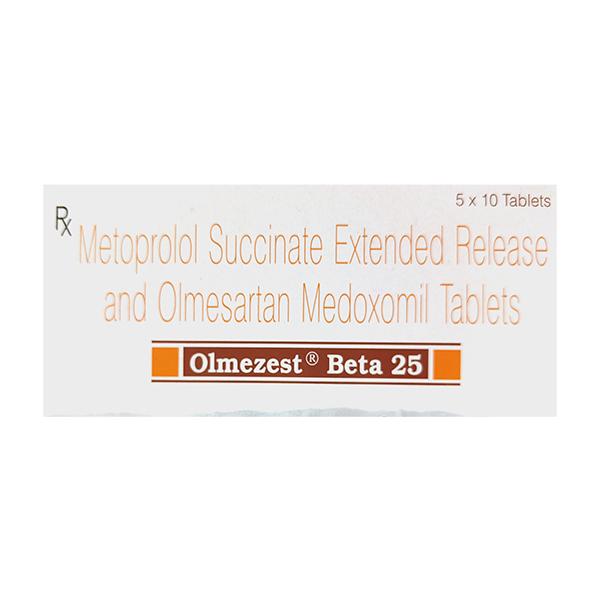 Olmezest Beta 25mg Tablet 10'S