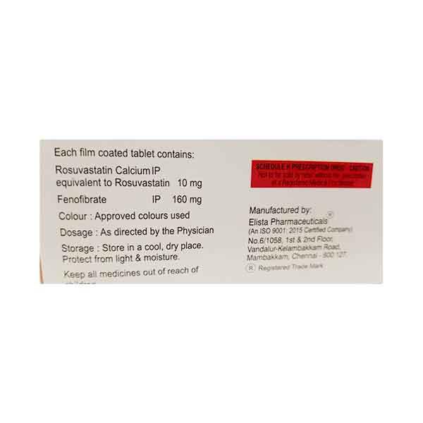 ROSLIFE F 10mg Tablet 10's