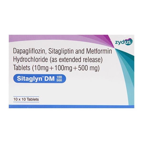 SITAGLYN DM 100/500 Tablet 10's