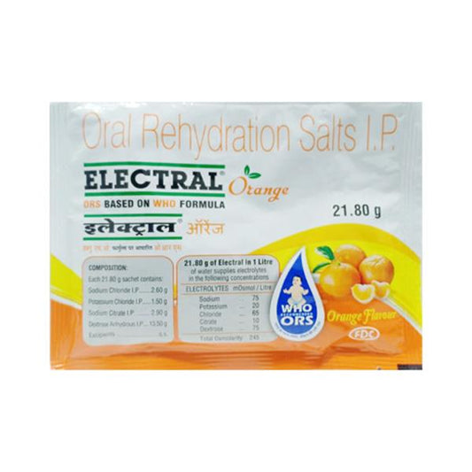 ELECTRAL ORANGE FLAVOUR Powder 21.8gm - Global Surgicals