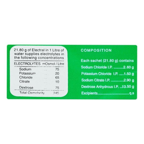 Electral Powder 21.80gm - Global Surgicals