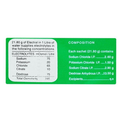 Electral Powder 21.80gm - Global Surgicals