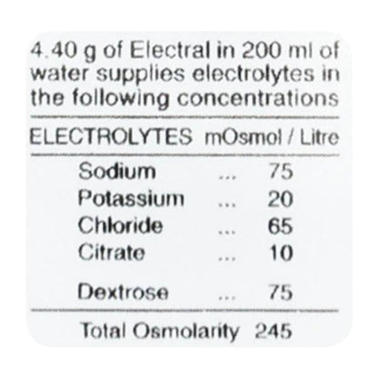 Electral Powder 4.4Gm - Global Surgicals