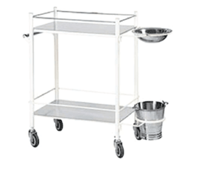 Elite Med India Dressing Trolley - Global Surgicals
