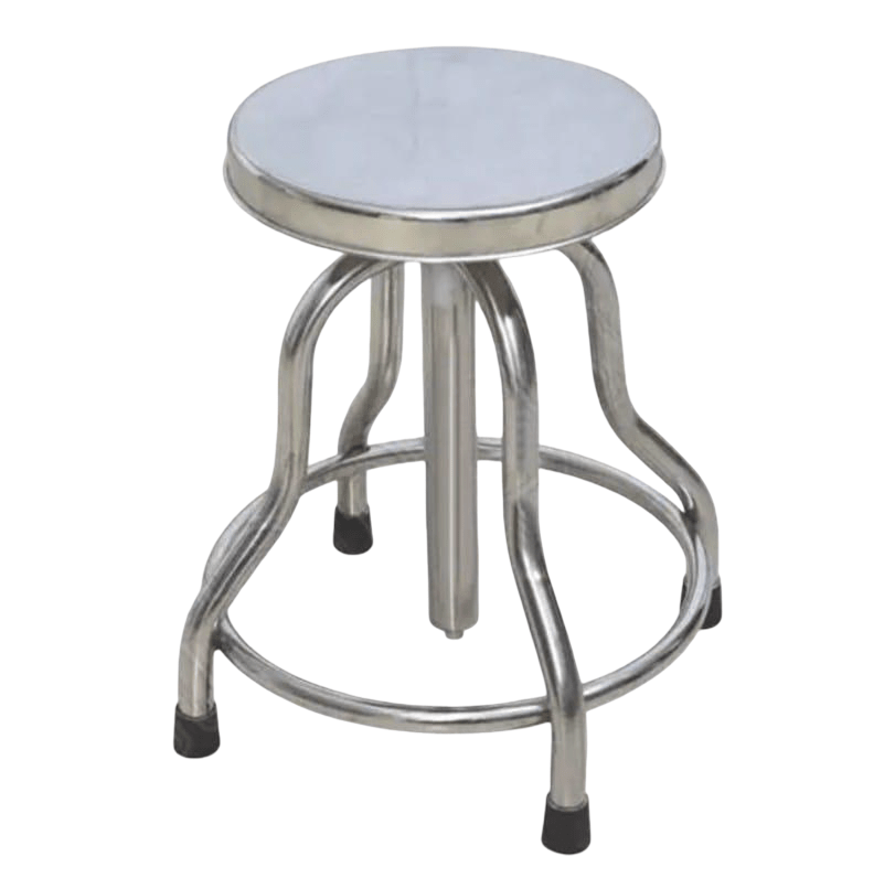 Elite Med India Stainless Steel Stool - Global Surgicals