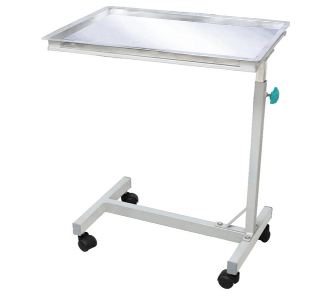Elite Med Mayo Instrument Trolley with S.S Tray - Global Surgicals