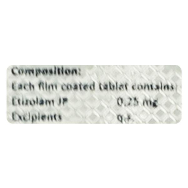 ELM 0.25 Tablet 10's - Global Surgicals