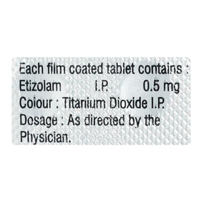 ELM 0.5 Tablet 15's - Global Surgicals